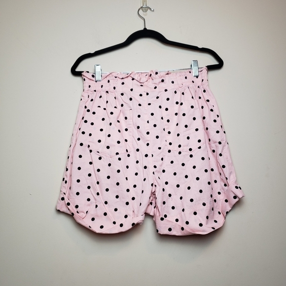 WHO WHAT WEAR Pink Polka Dot Shorts - Picture 5 of 8